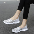Damen Bequeme Schlupfschuhe mit atmungsaktiver Struktur und rutschfester Sohle