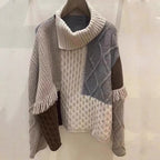 R&B | Schicker & Stylischer Strickpullover in Kontrastfarbe