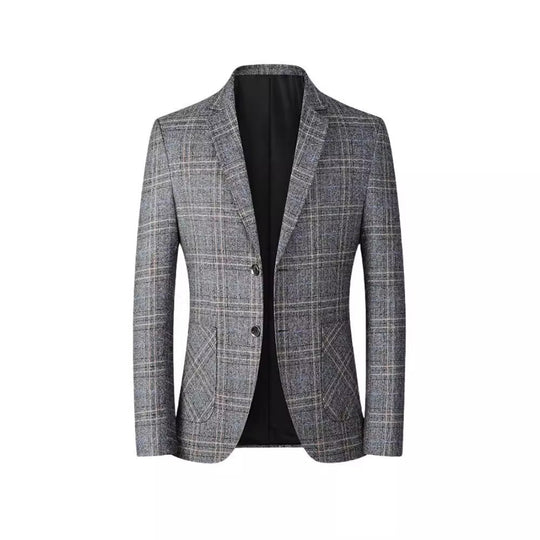 Damen elegante kariert Blazer R&B