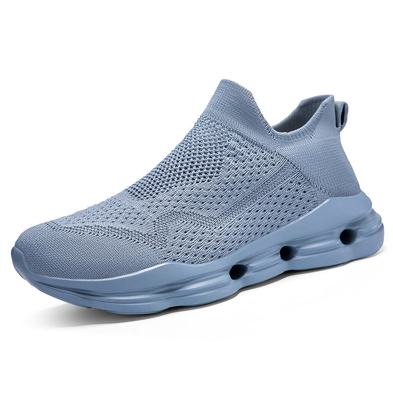 Damen trendige Slip-On Sneakers mit innovativem Mesh-Obermaterial und dämpfender Sohle R&B