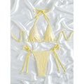 Damen Triangel-Bikini mit edlem Spitze-Design