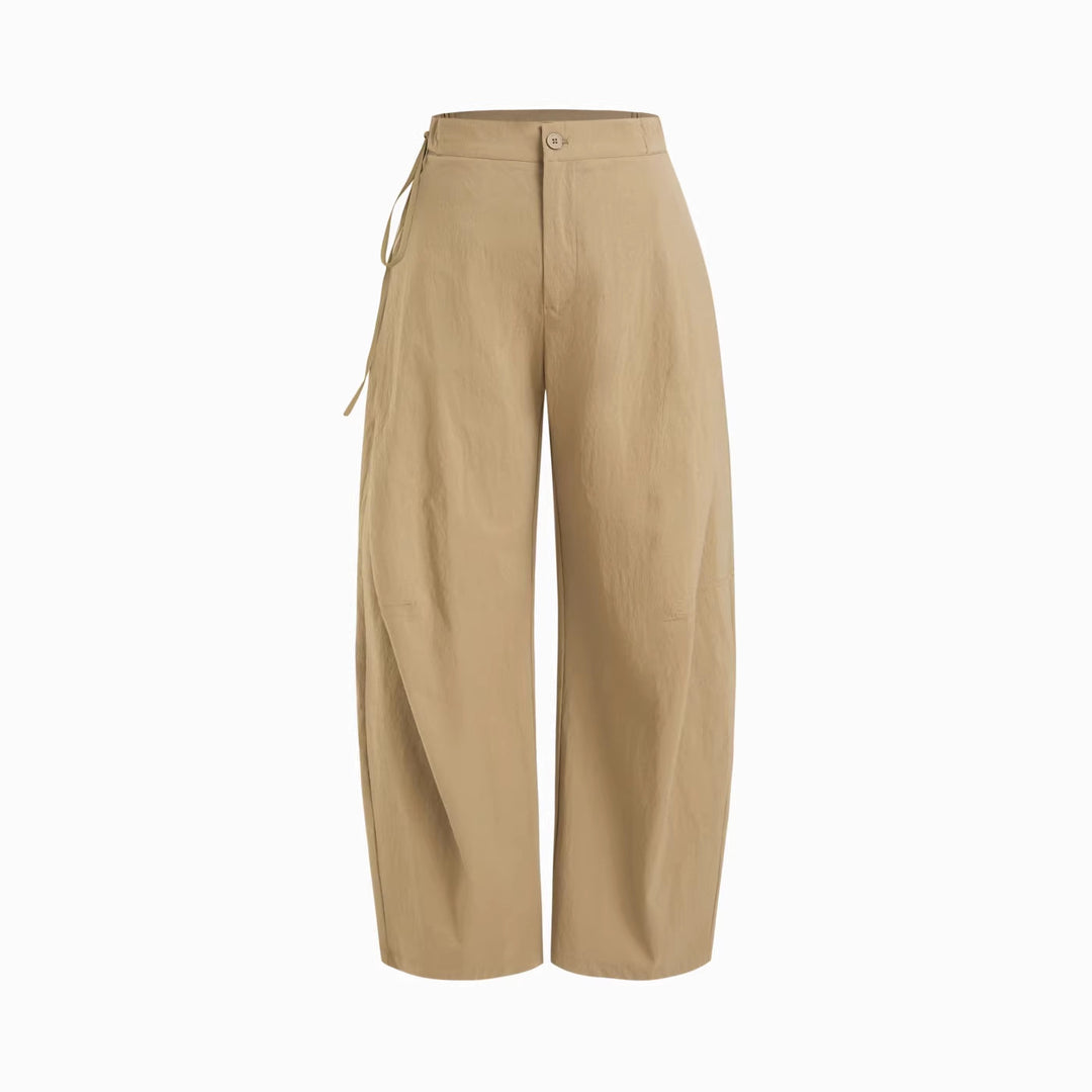 Damen lässige Culotte-Hose mit elastischem Bund und praktischen Seitentaschen R&B