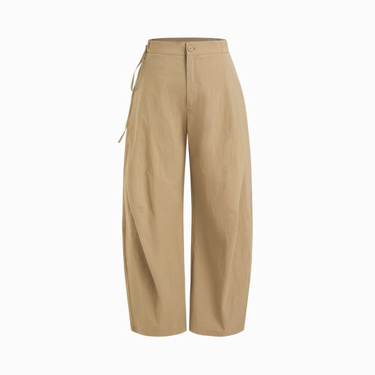 Damen lässige Culotte-Hose mit elastischem Bund und praktischen Seitentaschen R&B