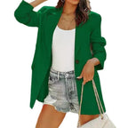 Damen Oversized Blazer Damen strukturiert