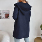 Damen Strickjacke mit tiefem V-Ausschnitt und praktischen Taschen