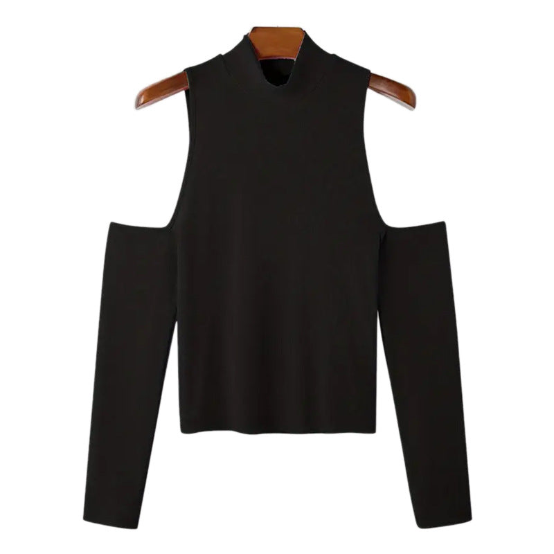 Damen Oberteil mit kaltem Schulterdesign R&B