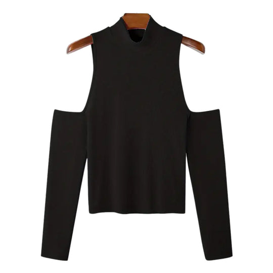 Damen Oberteil mit kaltem Schulterdesign R&B