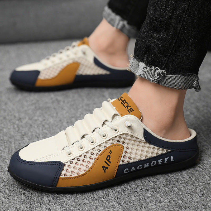 Damen Atmungsaktive Slip-On Freizeitschuhe mit flexiblem Sohlenprofil R&B