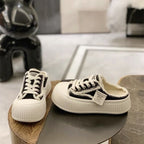 Damen Komfortable Slip-On Sneaker mit modischem Design und stabiler Sohle R&B