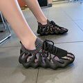 Damen Modische Sneaker mit innovativem Stretch-Obermaterial und rutschfester Sohle R&B