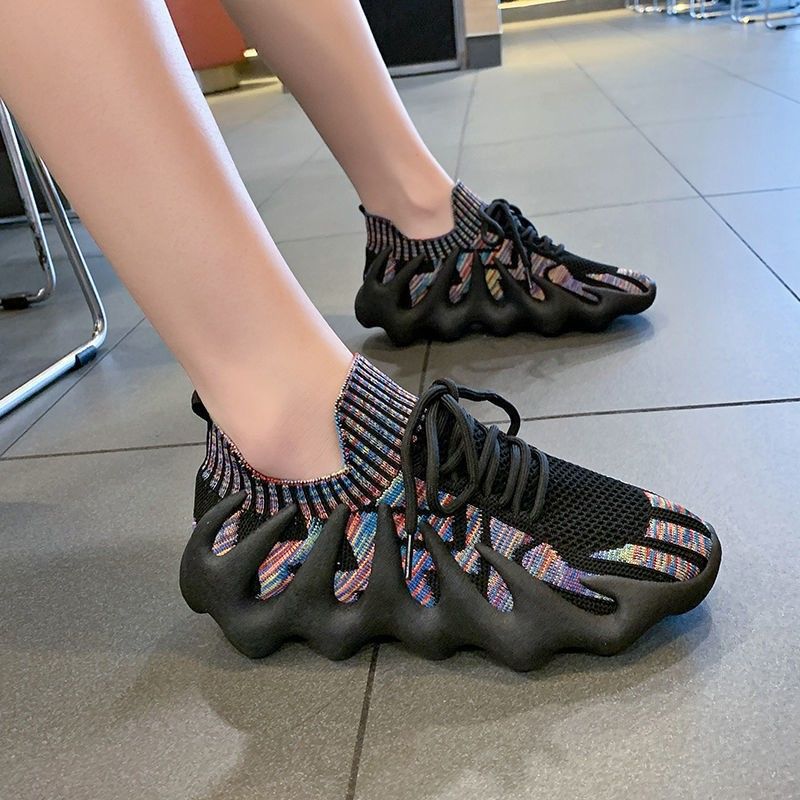 Damen Modische Sneaker mit innovativem Stretch-Obermaterial und rutschfester Sohle R&B