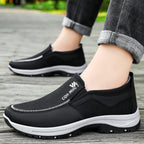Damen Bequeme Slip-On Freizeitschuhe mit rutschfester Sohle und atmungsaktivem Obermaterial R&B