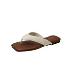 Damen elegante Zehentrenner-Sandalen mit gepolstertem Fußbett R&B
