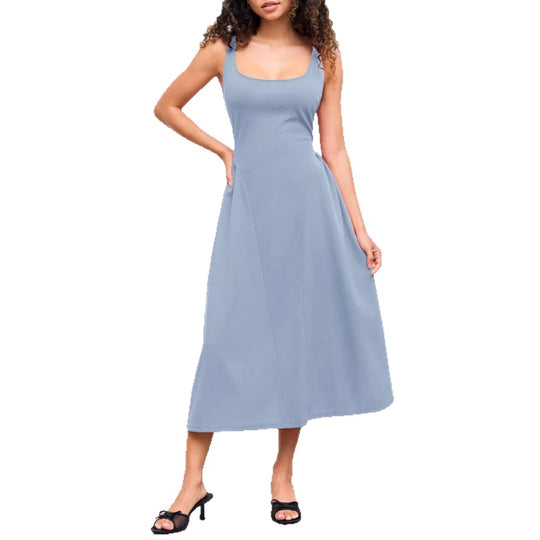 Damen Maxikleid mit schulterfreiem Design und figurfreundlichem Schnitt R&B