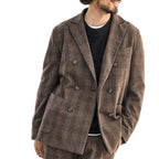 Herren elegante Doppelreiher-Jacke
