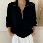 R&B | Pullover mit Halbem Reißverschluss