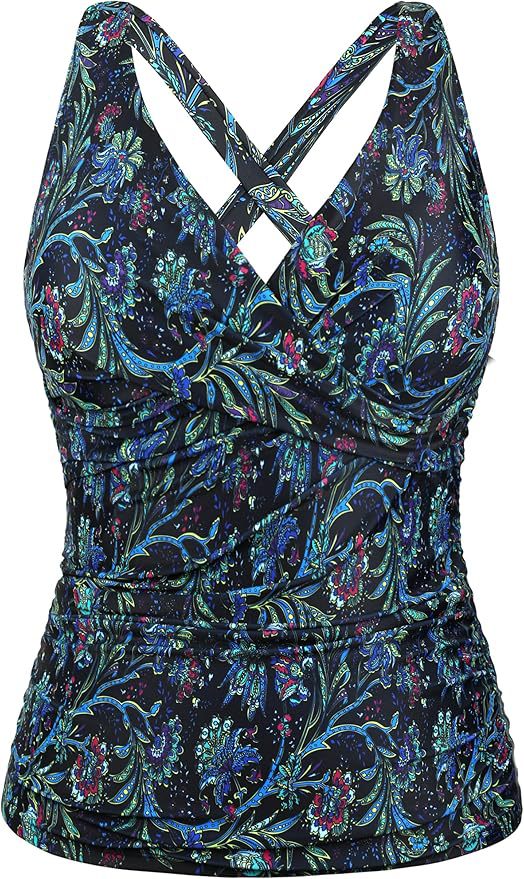 Damen Badeanzug mit Wickelschnitt und figurschmeichelndem Design R&B