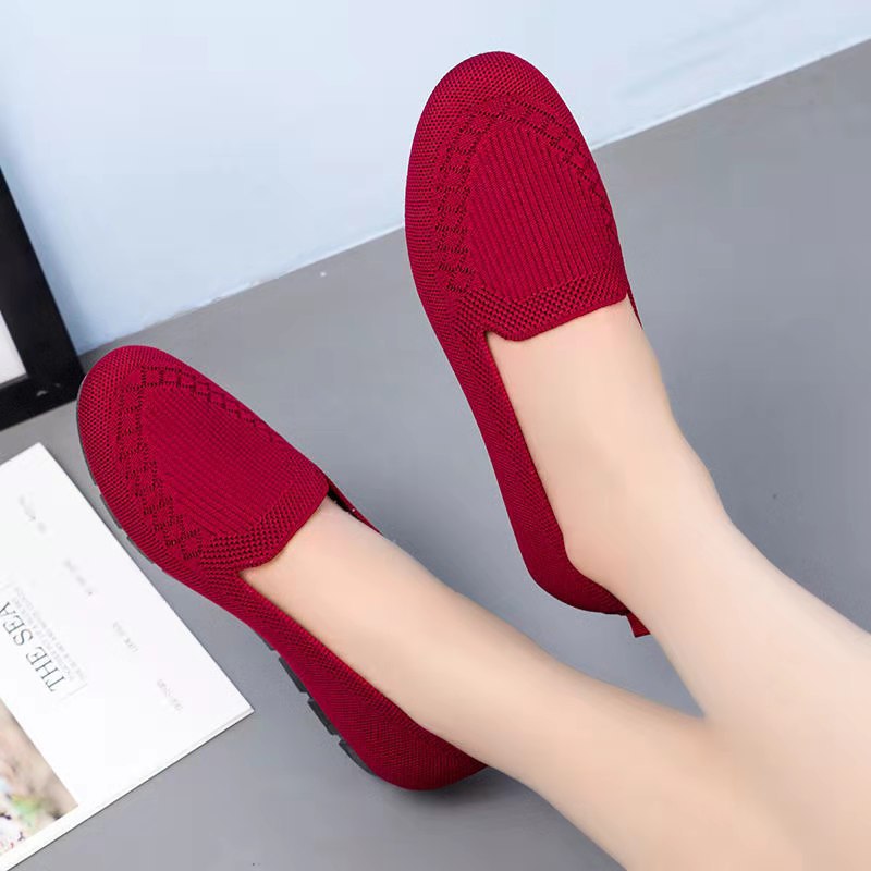 Damen bequeme Slip-On Slipper mit atmungsaktivem Obermaterial R&B