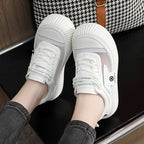 Damen Sportliche Sneaker mit atmungsaktiver Mesh-Oberfläche und verstärkter Sohle R&B