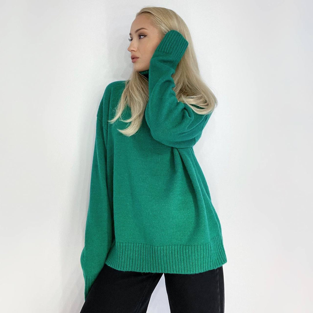 Damen modischer Rollkragenpullover R&B