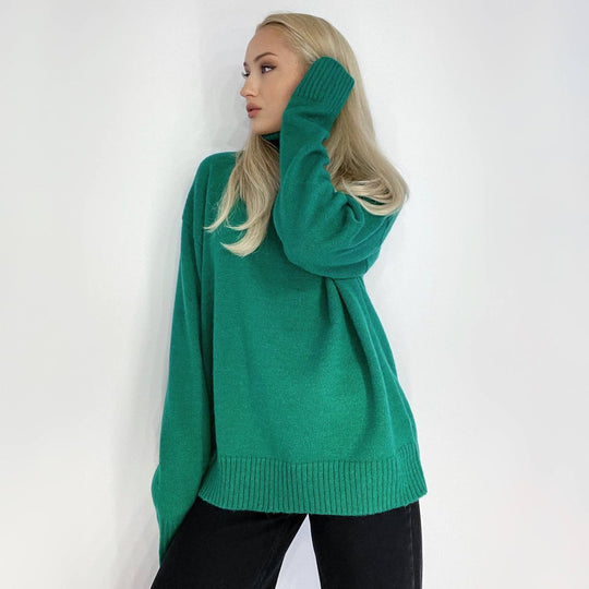 Damen modischer Rollkragenpullover R&B