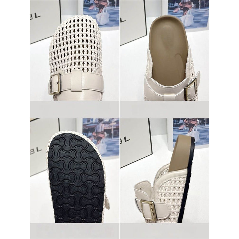 Damen komfortable Clogs mit modischem Riemendesign R&B