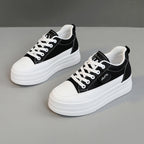 Damen Plateau-Sneaker mit atmungsaktiver Oberflächenstruktur und rutschfester Laufsohle R&B