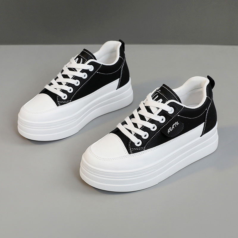 Damen Plateau-Sneaker mit atmungsaktiver Oberflächenstruktur und rutschfester Laufsohle R&B
