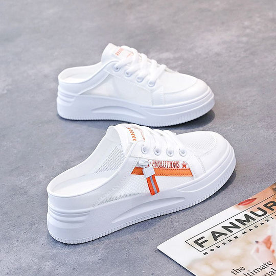 Damen Slip-On Sneakers mit atmungsaktiver Mesh-Konstruktion und komfortabler Sohle R&B