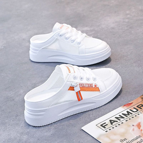 Damen Slip-On Sneakers mit atmungsaktiver Mesh-Konstruktion und komfortabler Sohle R&B