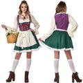 Damen Trachtenkleid mit romantischen Rüschendetails und elegantem Gürtel R&B