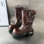 Damen modische Stiefel mit markantem Design und robustem Profil R&B