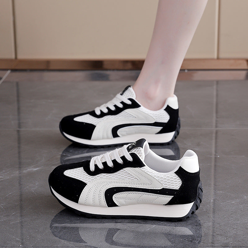 Damen Sportliche Sneakers mit atmungsaktiver Mesh-Oberfläche und dämpfender Sohle R&B