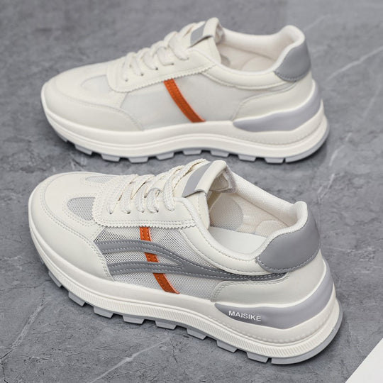 Damen Sportliche Sneakers mit gepolsterter Laufsohle und atmungsaktiver Mesh-Oberfläche R&B
