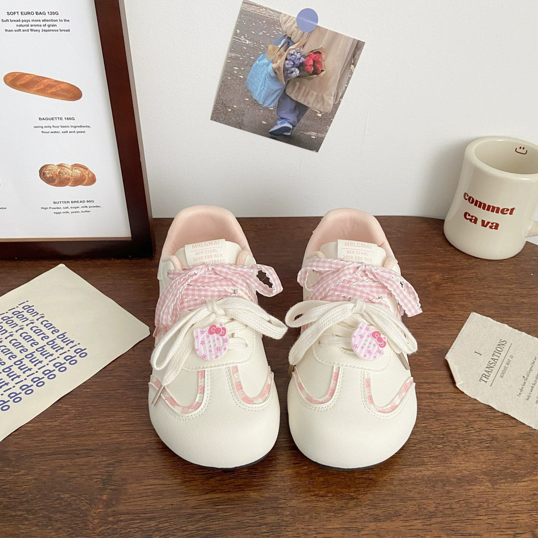 Damen Verspielte Sneakers mit dekorativen Schleifen und tierischen Applikationen R&B