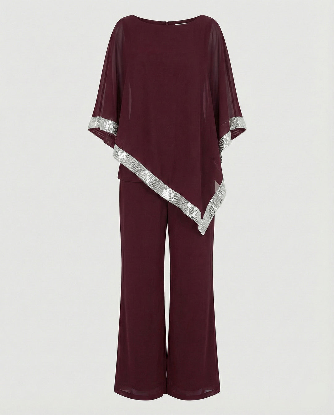 Damen Zweiteiler Set Abend Palazzohose