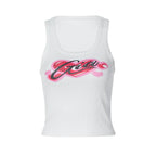 Damen Crop-Top mit stylischem Print und figurbetonter Passform R&B