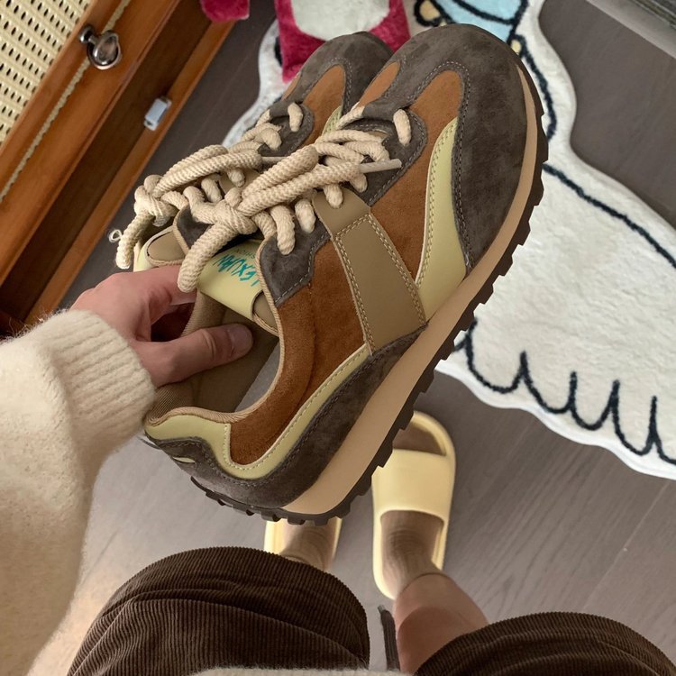 Damen Sportliche Retro Sneakers mit hochqualitativem Obermaterial und dämpfender Sohle R&B