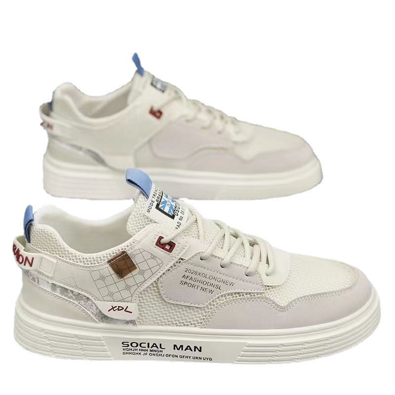 Damen Sportliche Sneaker mit atmungsaktiven Mesh-Einsätzen und dämpfender Sohle R&B