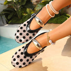 Damen Ballerinas mit eleganter Schleifenverzierung und atmungsaktivem Obermaterial R&B
