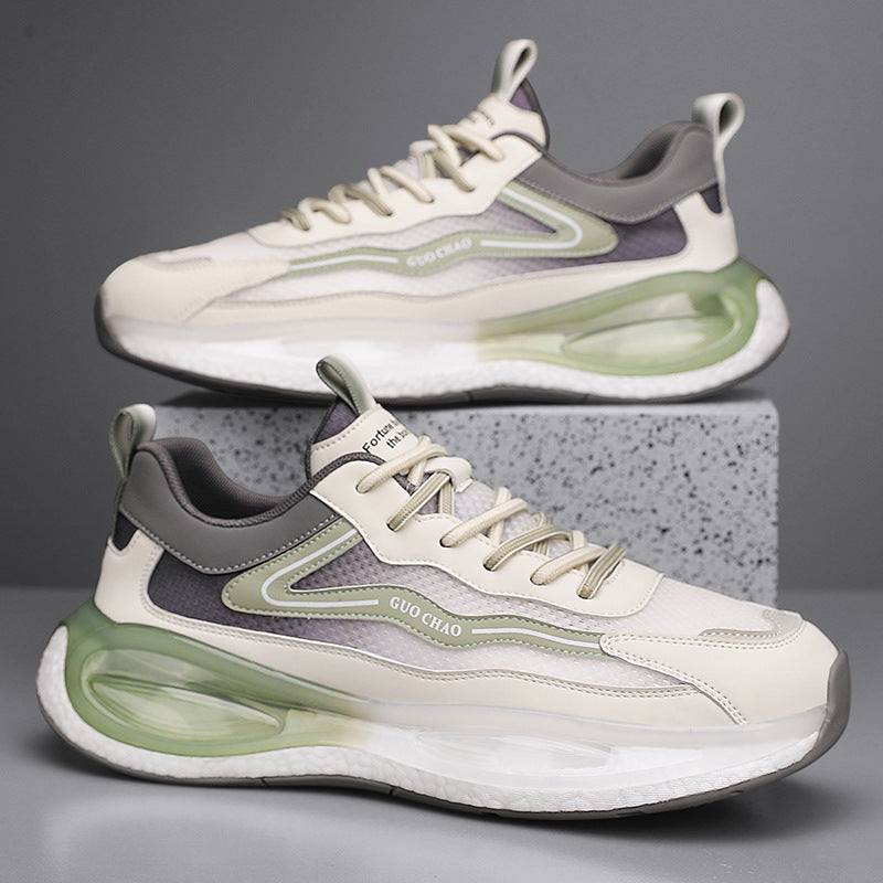 Damen Sportliche Sneaker mit stoßdämpfendem System und atmungsaktiver Oberflächenstruktur
