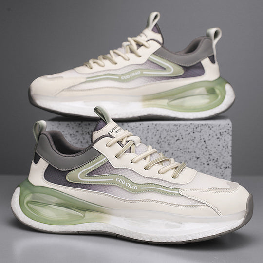 Damen Sportliche Sneaker mit stoßdämpfendem System und atmungsaktiver Oberflächenstruktur R&B