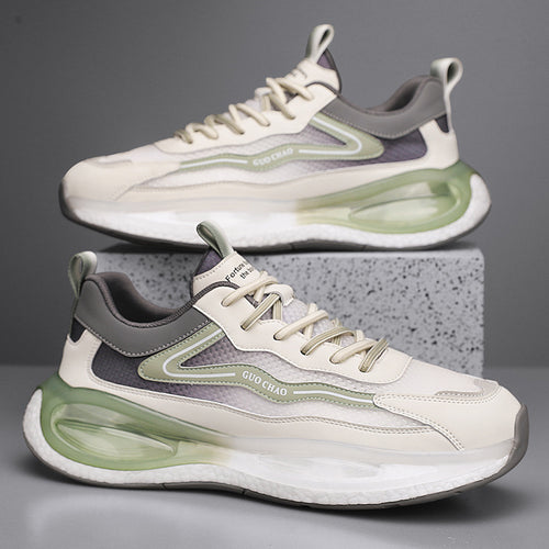 Damen Sportliche Sneaker mit stoßdämpfendem System und atmungsaktiver Oberflächenstruktur R&B