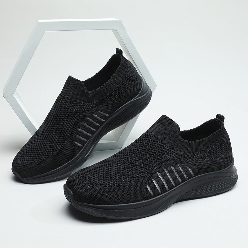 Damen Komfortable Slip-On Sneakers mit atmungsaktiver Mesh-Konstruktion R&B