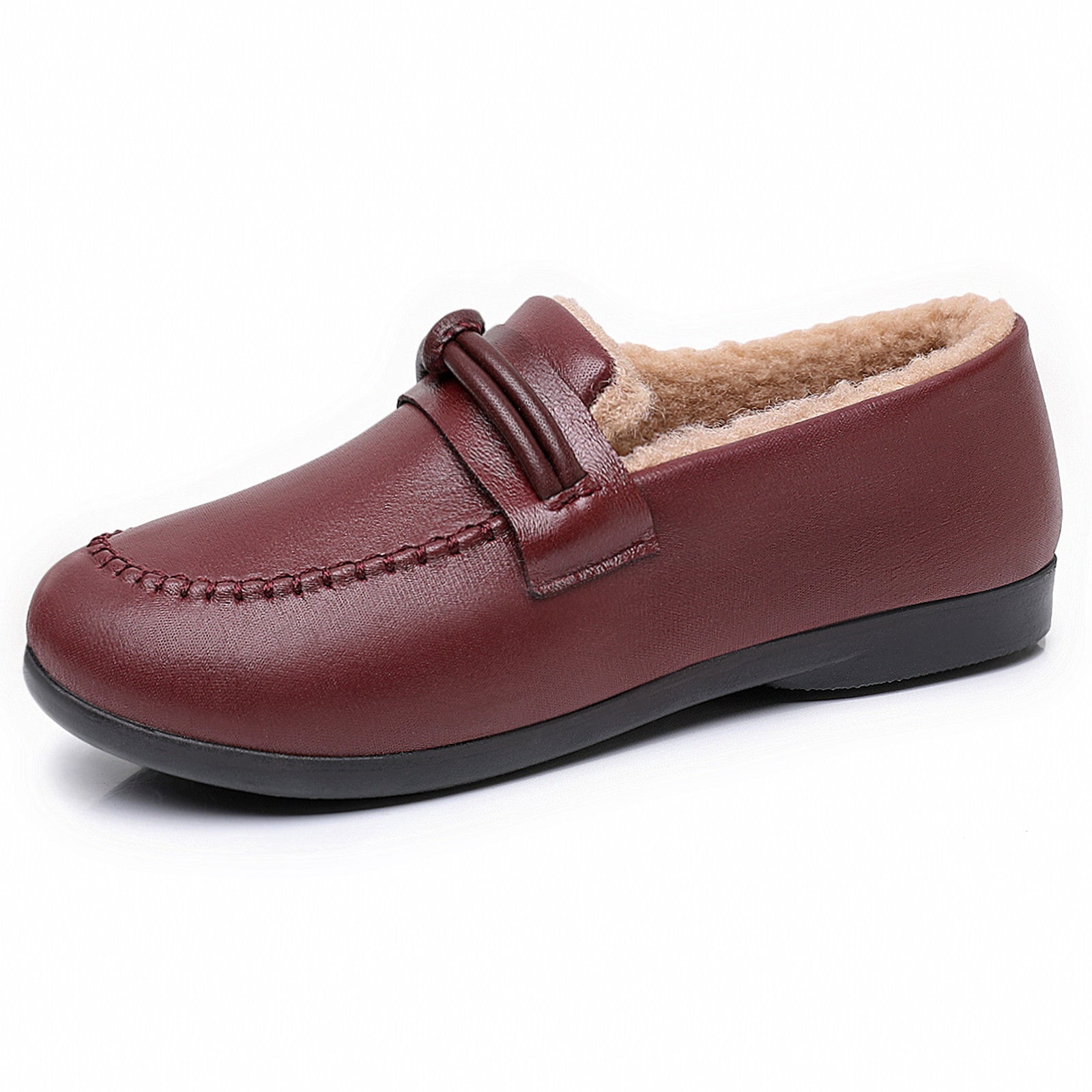 Damen Komfortable Hausschuhe mit weichem Innenfutter und rutschfester Sohle R&B