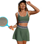 Damen Sportliches Bikini-Set mit Rock R&B