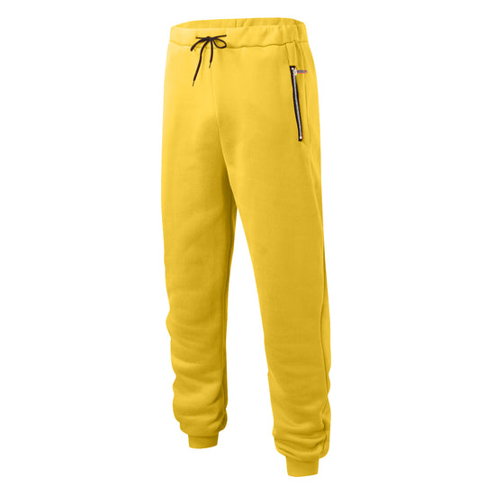 Herren Sportliche Jogginghose mit elastischem Bund und seitlichen Reißverschlusstaschen R&B