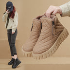 Damen Winterliche Stiefel mit isoliertem Innenfutter und praktischen Reißverschluss R&B