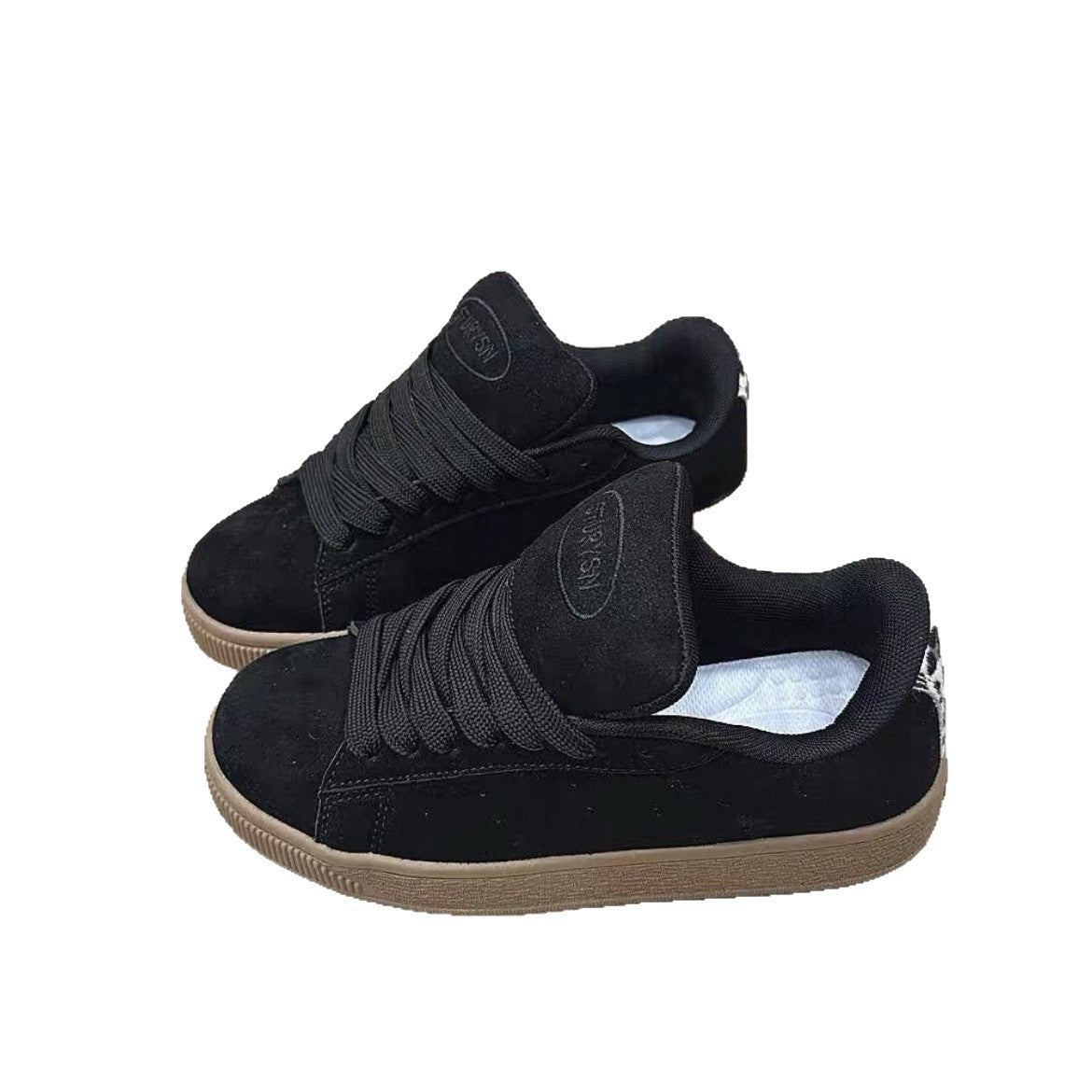 Damen Sportliche Sneaker aus hochwertigem Wildleder mit rutschfester Sohle