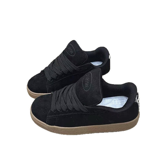 Damen Sportliche Sneaker aus hochwertigem Wildleder mit rutschfester Sohle R&B